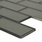 Msi Crisson Bevel Subway Peel And Stick 12 In. X 12 In. X 4 Mm Glass Mosaic Tile, 20PK ZOR-MD-0260 - alternate 2